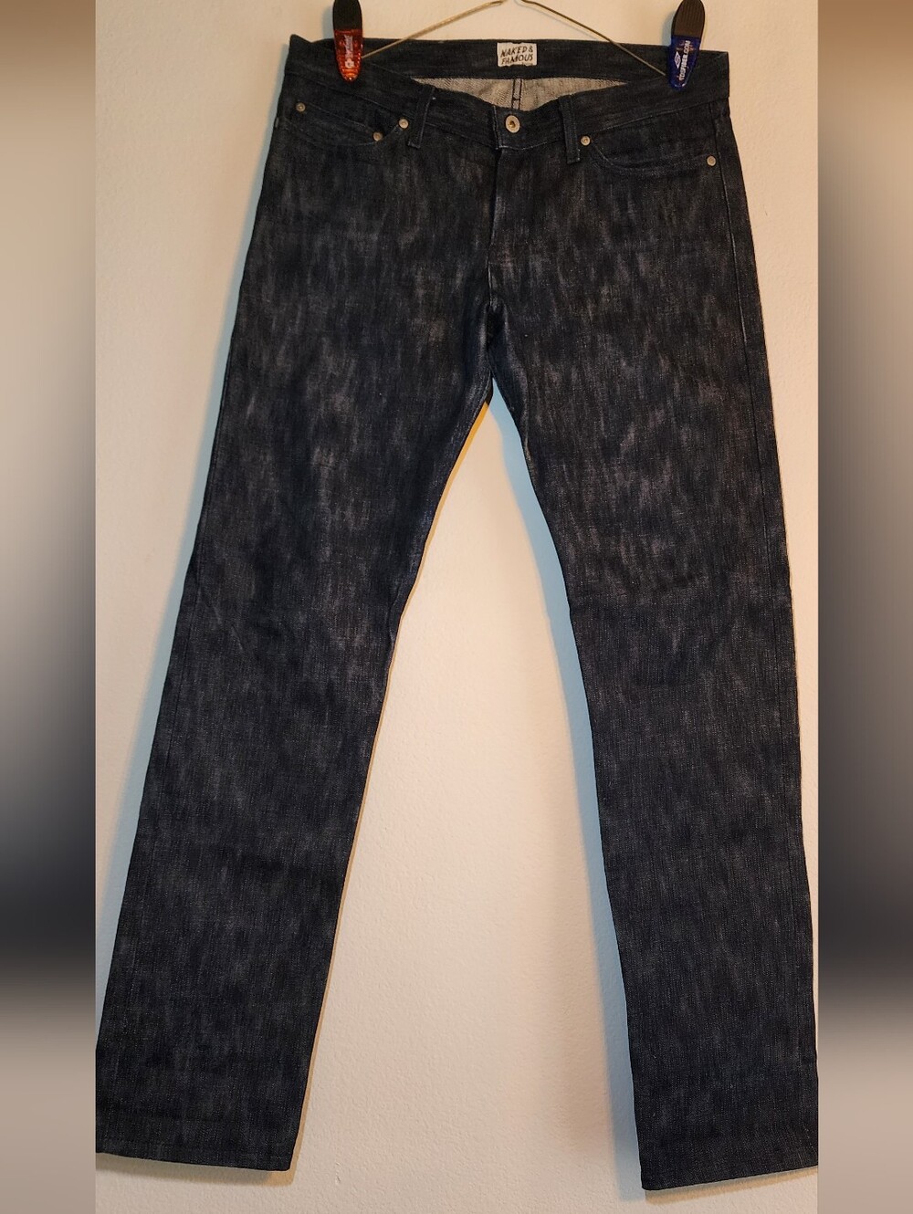 Naked And Famous 18oz Big Slub Selvedge Tag Sz 34.